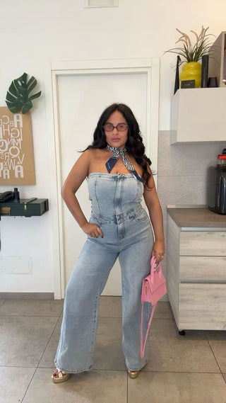 TUTA FASCIA DENIM
