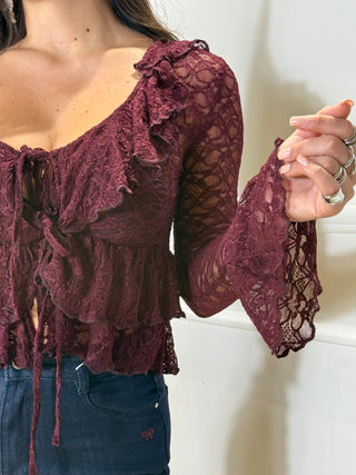 CAMICIA MERLETTO