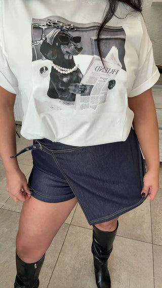 GONNA SHORTS DENIM