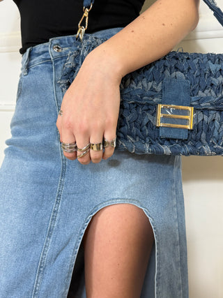 GONNA LUNGA IN DENIM
