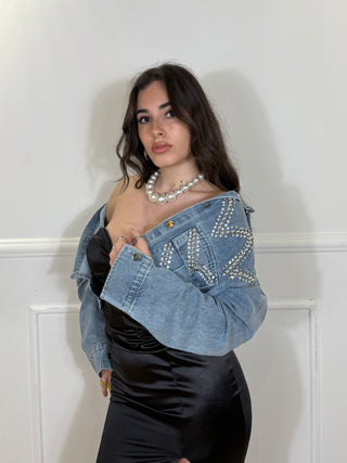 GIUBBINO DENIM BRILLANT