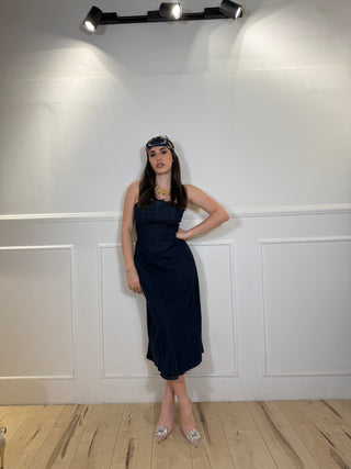 ABITO FASCIA DENIM