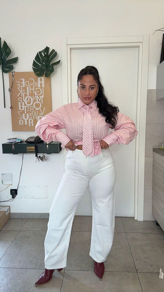 JEANS BALLON BIANCO