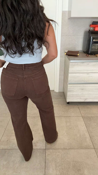 JEANS MARRONE