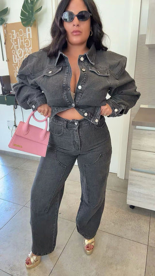JEANS GRIGIO
