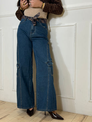 JEANS CRAVATTA