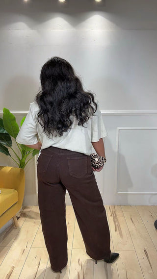 JEANS MARRONE BALLON