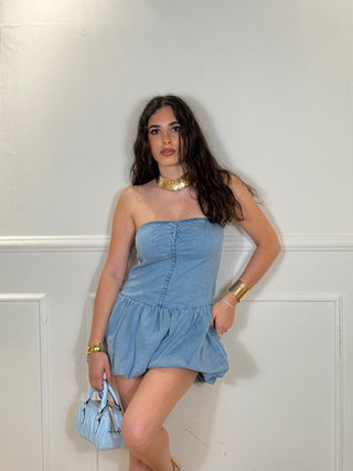 ABITO DENIM ROUGE