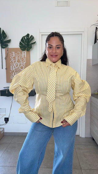 CAMICIA RIGHE CRAVATTA