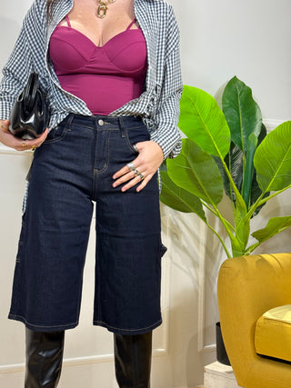 BERMUDA DENIM SCURO