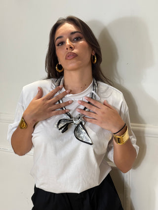 T-SHIRT FOULARD