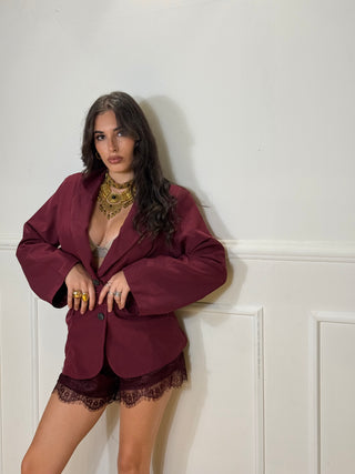 GIACCA KIMONO CON FUSCIACCA