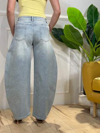 JEANS STRASS ROSA